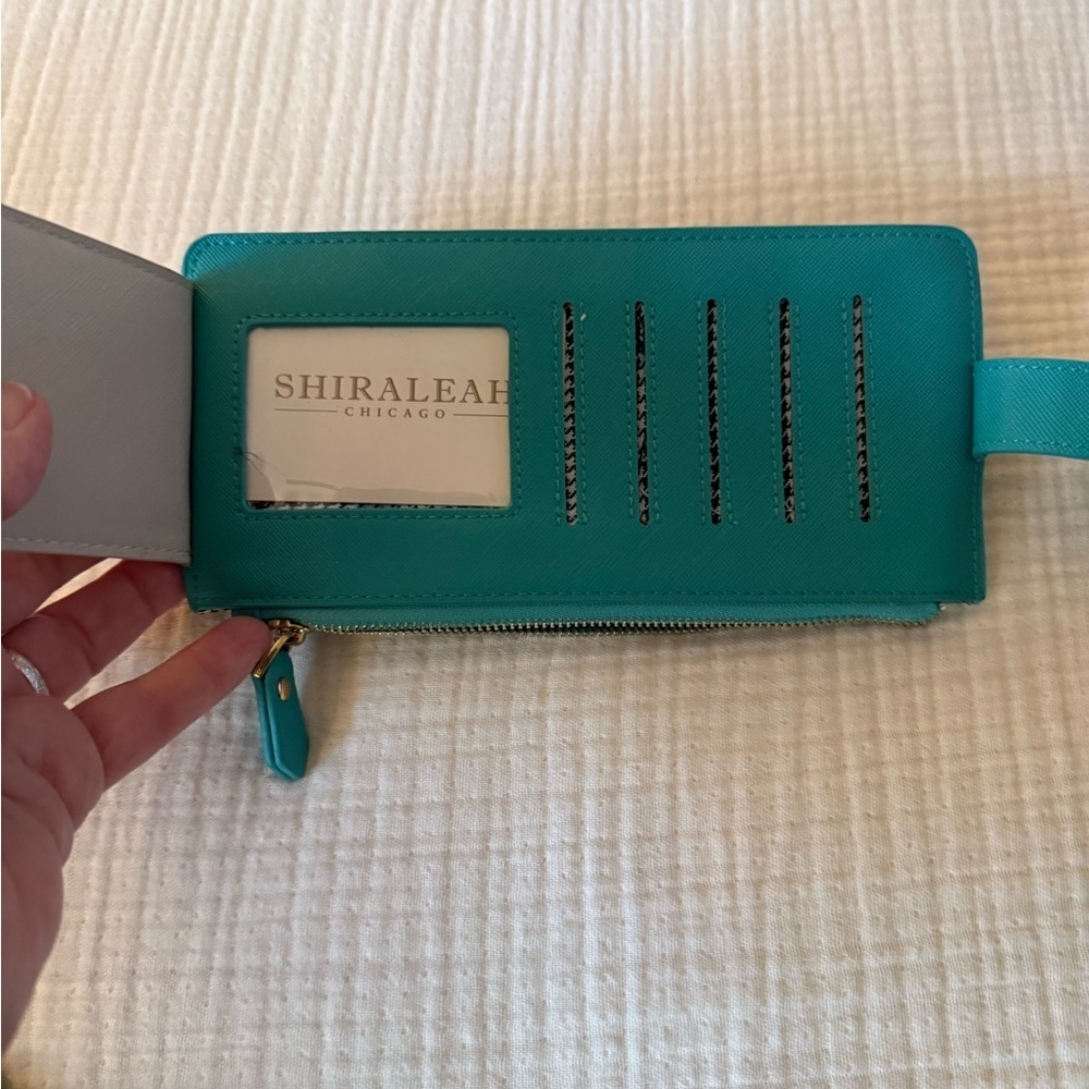 Shiraleah Chicago Teal Zip - Around Wallet